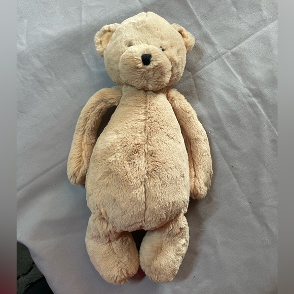 Jellycat London Bashful Honey Bear Medium Plush Stuffed Animal Soft Fur - Picture 1 of 10